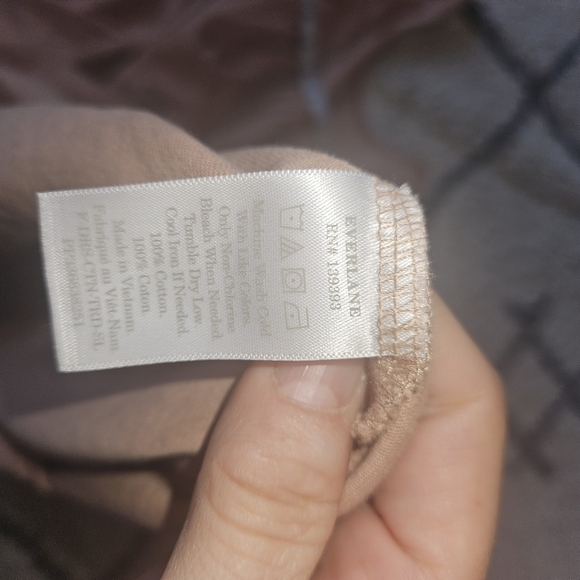 Everlane sleeveless tiered midi length dress size  x small - Picture 5 of 6